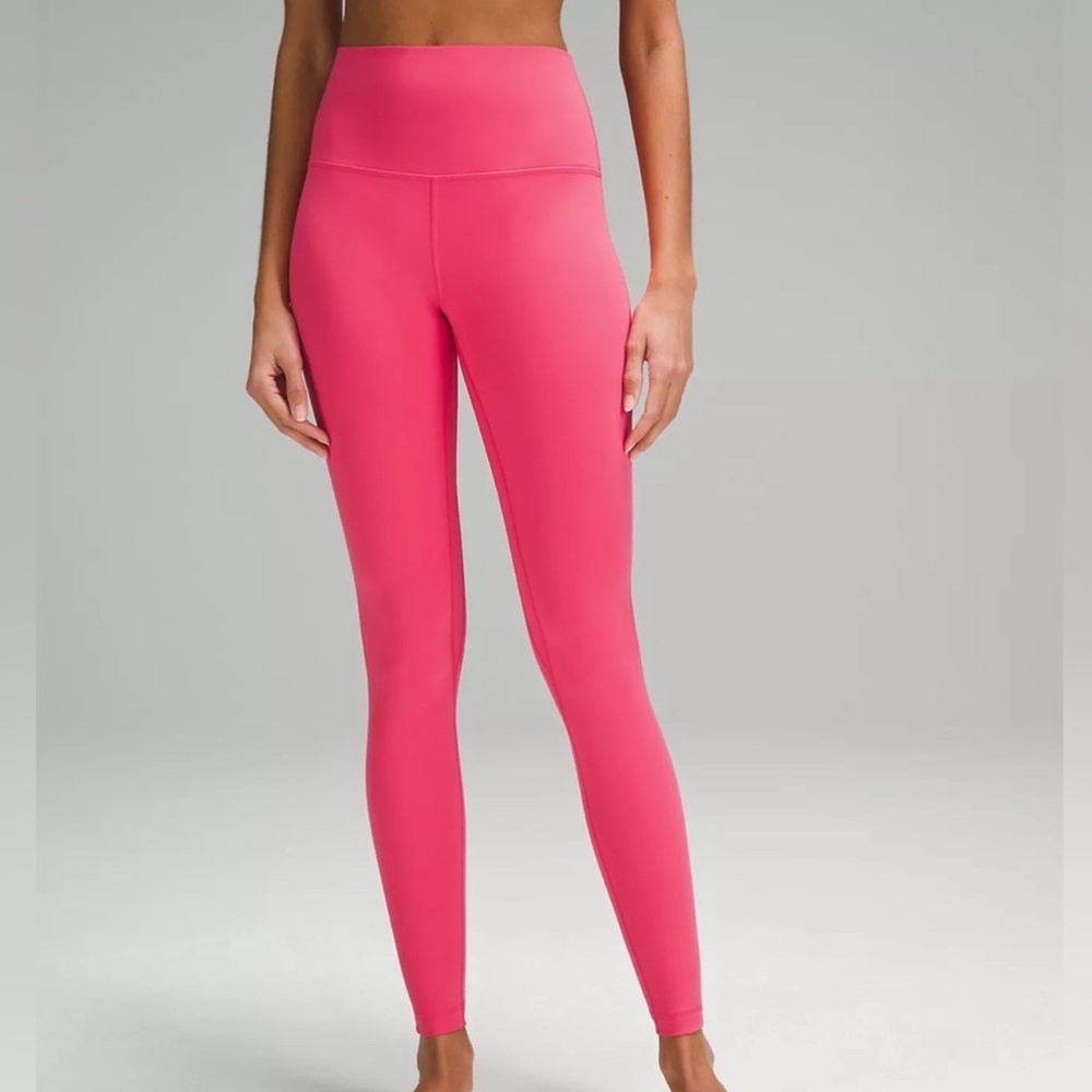 Lululemon Pink Align Full length High waisted Leggings size 4